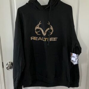 Realtree Black and Gold Men's Hoodie